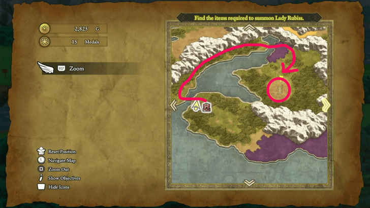 Wayfarer to Cantlin map image