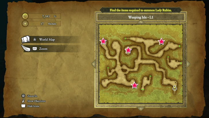Weeping Isle map image
