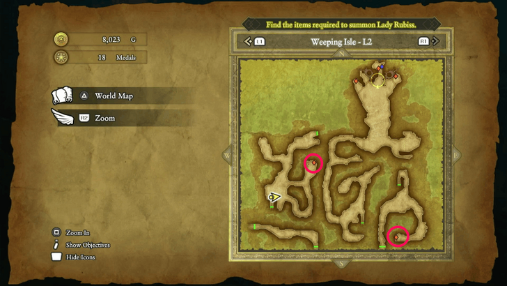 Weeping Isle L2 Map image