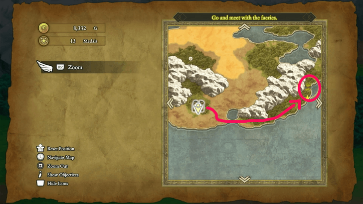 Weirdwood From Citadel map image