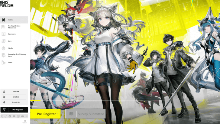 Arknights Endfield Beta Test 2 Website