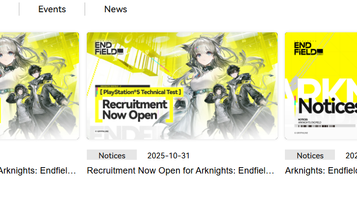 Arknights Endfield Beta Test 2 PS5 Technical Test