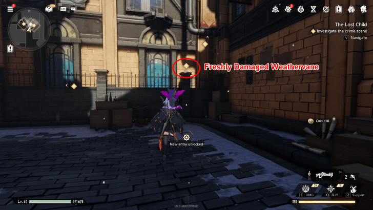 Duet Night Abyss The Lost Child Freshly Damaged Weathervane