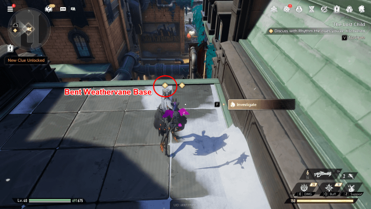 Duet Night Abyss The Lost Child Bent Weathervane Base Location