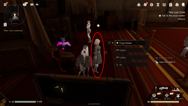 Duet Night Abyss The Lost Child Talk to the Props Master