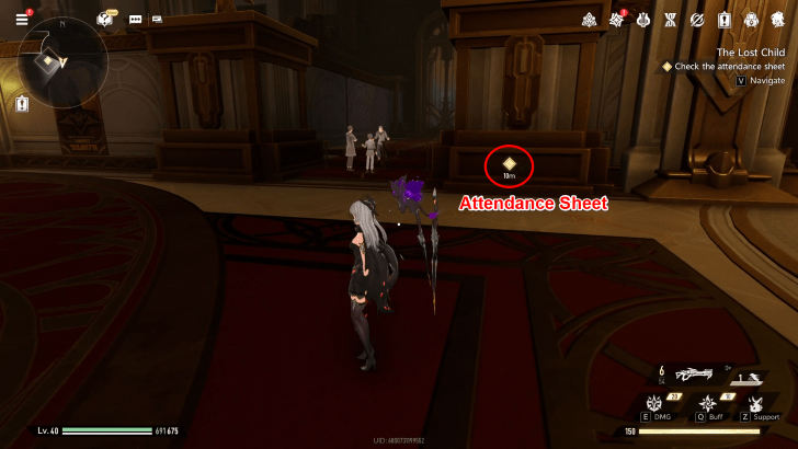 Duet Night Abyss The Lost Child Attendance Sheet