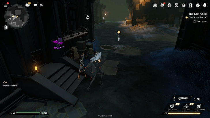 Duet Night Abyss The Lost Child Check on the Cat