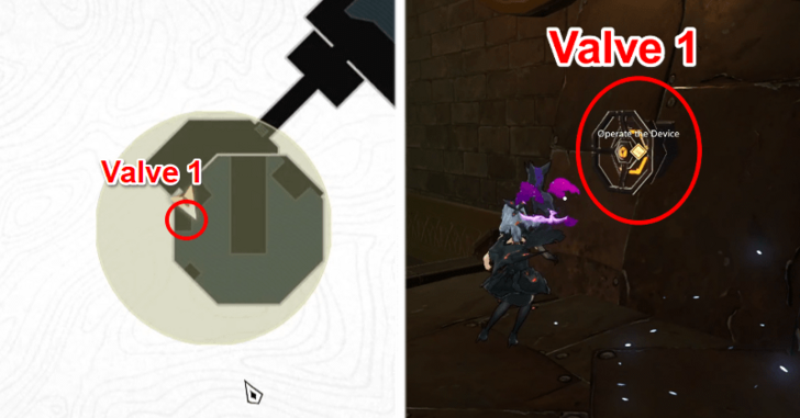 Duet Night Abyss Shadows of Dread Valve 1 Location