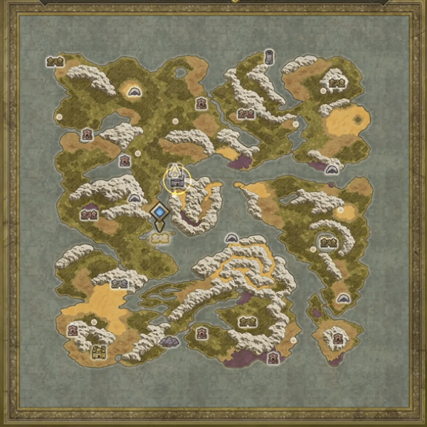 Faerie Village Map