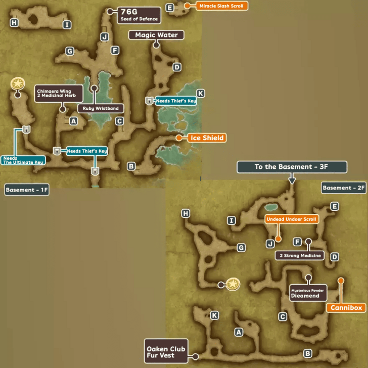 Cave of the Dwarves B 1-2F