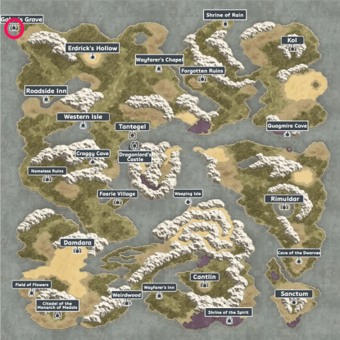 DQ1 - Galenholm Map
