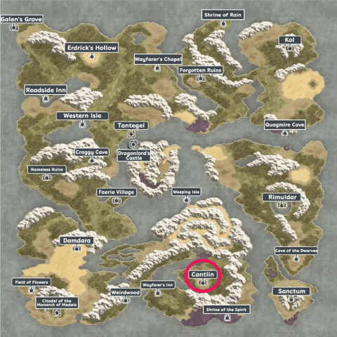 DQ1 - Cantlin Map