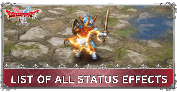 Dragon Quest 1- List of All Status Effects