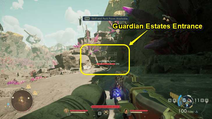 Entrance to Guardian Estates