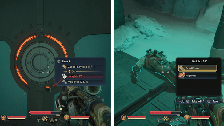 Kill Buckshot Bill for Keycard