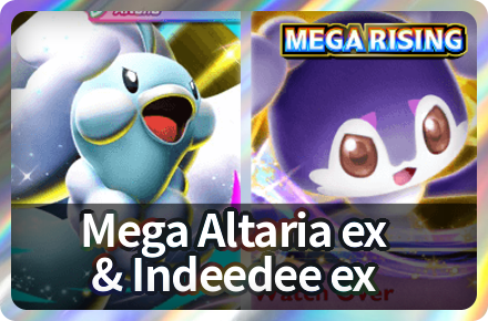 Mega Altaria ex and Indeedee ex Deck Icon