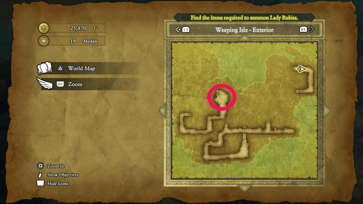 Back to Weeping Isle