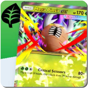 Mega Pinsir ex and Leafeon ex Deck Icon