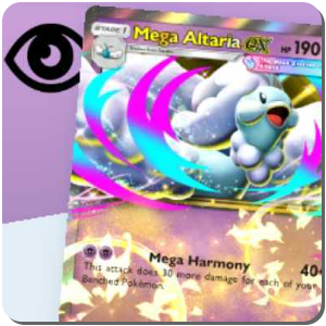 Mega Altaria ex and Indeedee ex Deck Icon