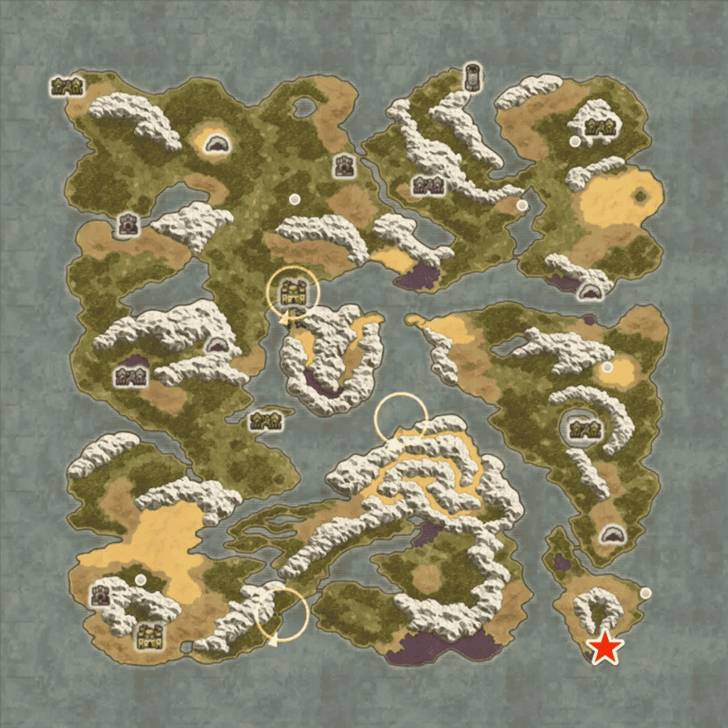 Dragon Quest 1 - Staff of Divine Wrath Map
