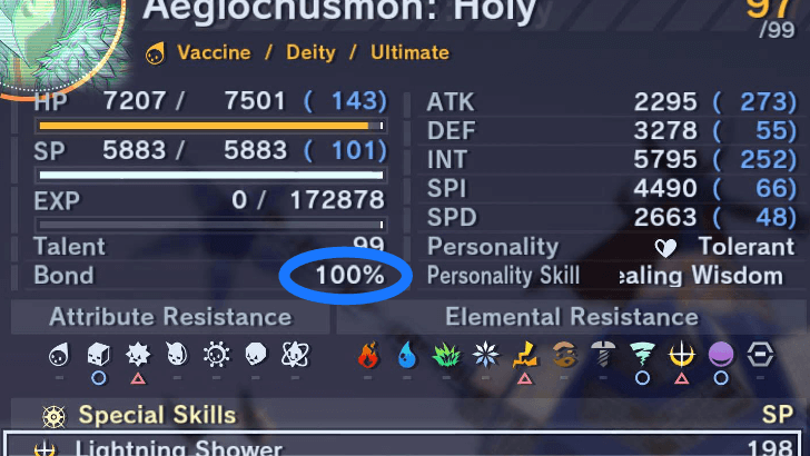 Have Digimons with Higher Bonds