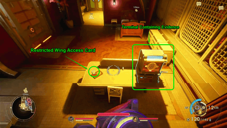 Access card and evidence