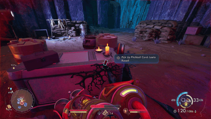 Pitchball Card: Laela Russell Location