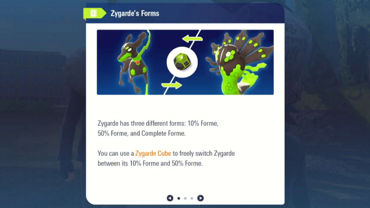 Using Zygarde Cube
