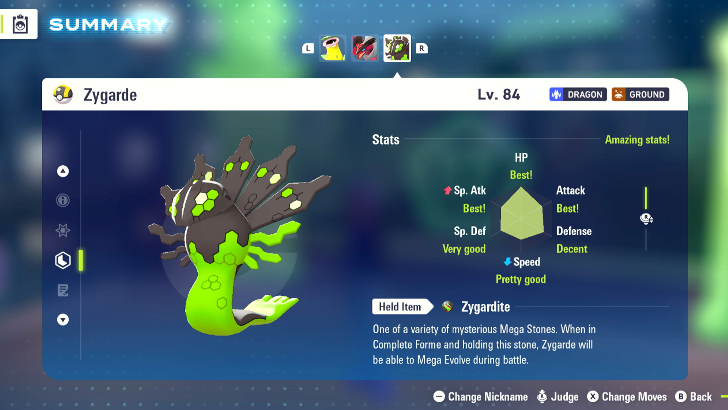 Zygarde IVs