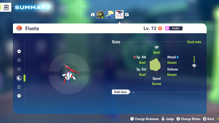 Pokemon Legends Z-A - Eternal Flower Floette Perfect IVs