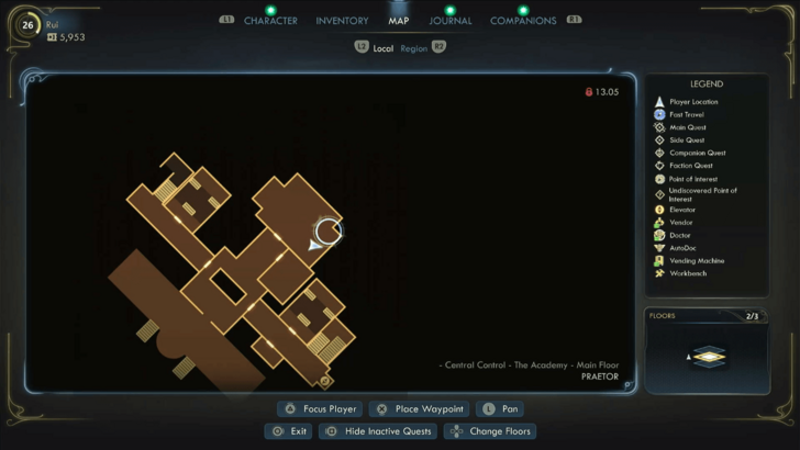 Annotated Note Map Location