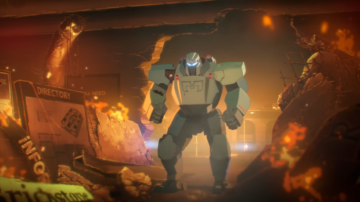 Dispatch Robot Amongst Flames