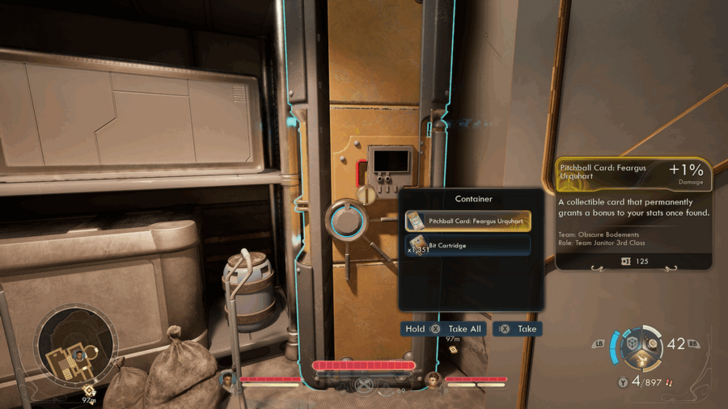 Pitchball Card: Feargus Urquhart Location