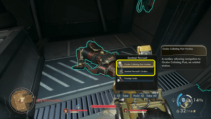 Loot Sentinel Perrault