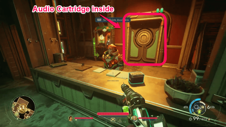 Moon Man Audio Cartridge Location