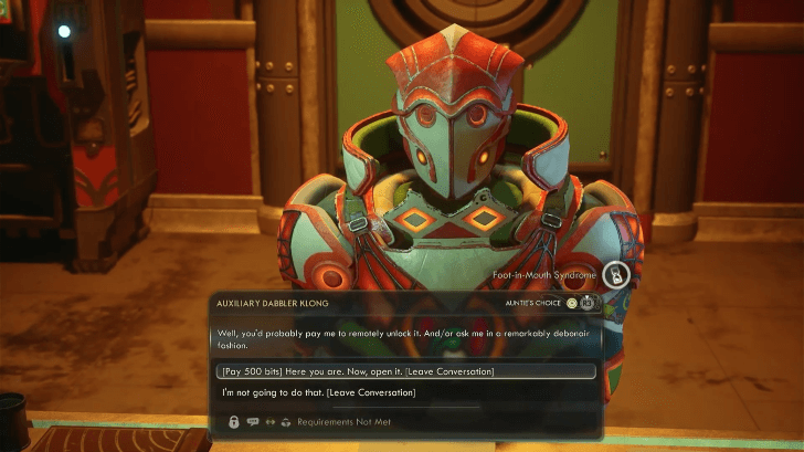 Bribing Auxillary Dabbler Klong