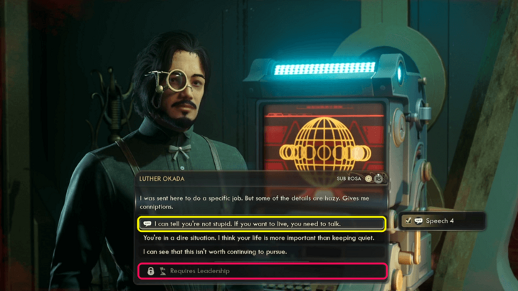 Speech and Leadership Options