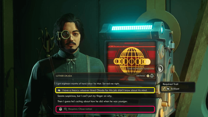 Brilliant or Observation Okada Check