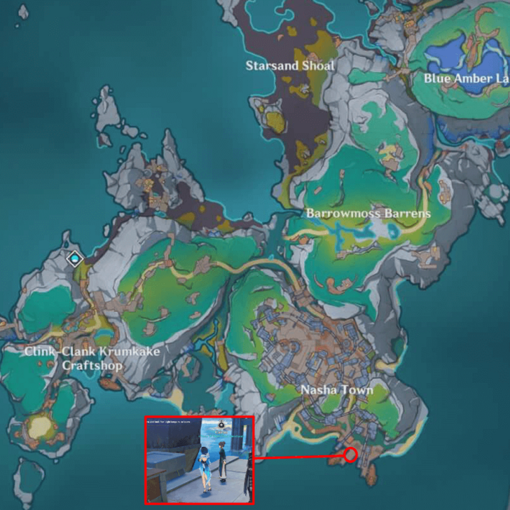 Genshin - 6.1 Anecdote Chronicle Map
