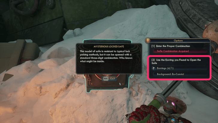 Outer Worlds 2 Open Safe Earrings