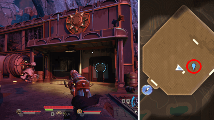 Communications Terminal Map Location