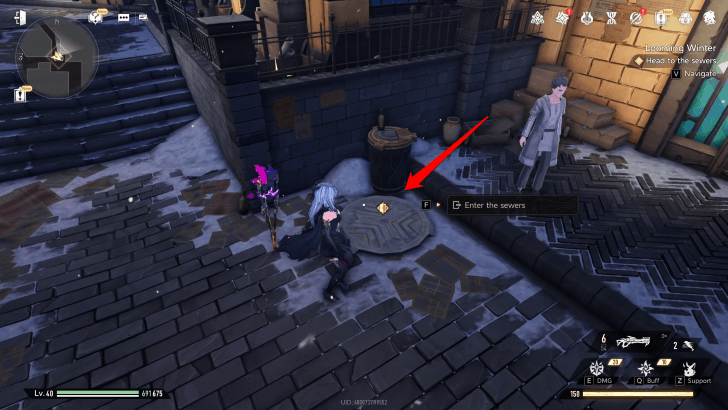 Duet Night Abyss Looming Winter Sewer Entrance