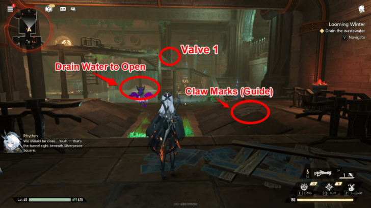 Duet Night Abyss Looming Winter Flooded Section