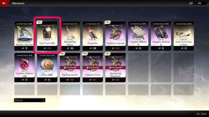 Memento Store Yum-Yum Milk