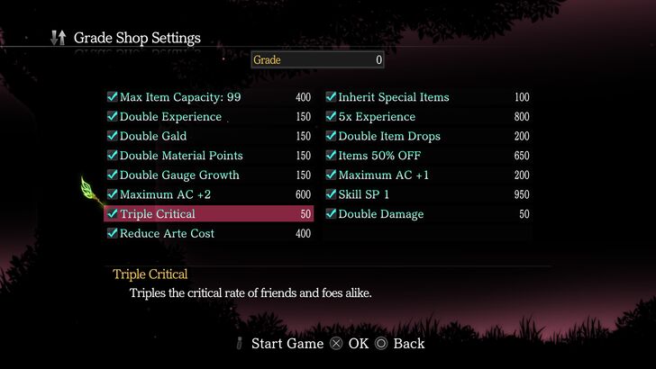 Tales of Xillia Remastered Grade Shop