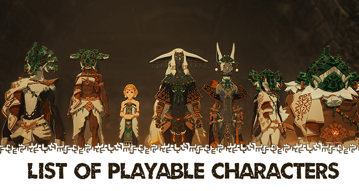 Hyrule Warriors Age of Imprisonment - List of Characters