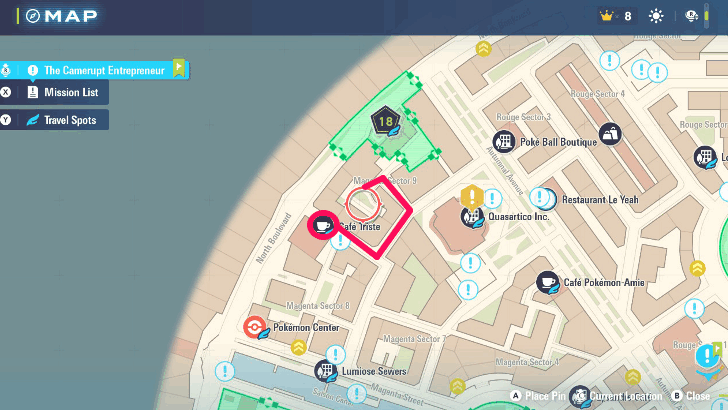 How to Get to Magenta Sector 9