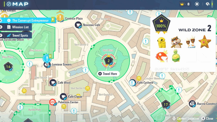 Binacle Shiny Hunt Location