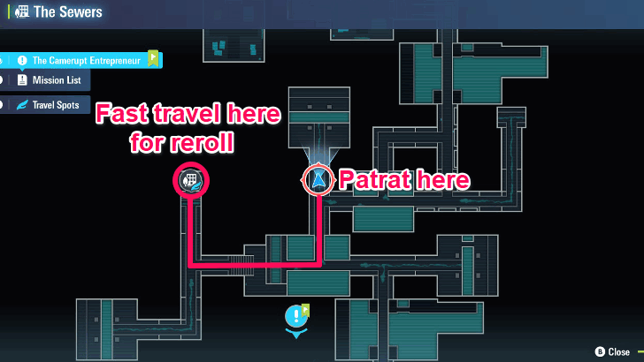 How to Get Patrat in Lumiose Sewers