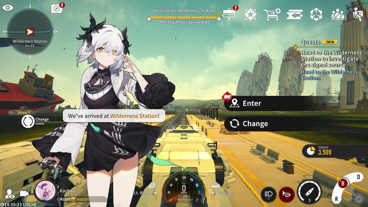 Arriving At Wilderness Station